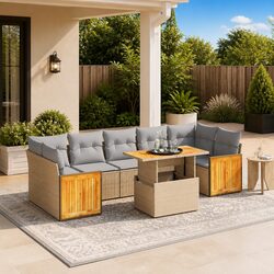 Invite Comfort with This 8-Piece Modular Sofa Set