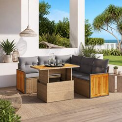 Your Ideal Outdoor Furniture: 6-Piece Sofa Set