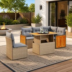 Create Your Outdoor Oasis with This 6-Piece Sofa Set