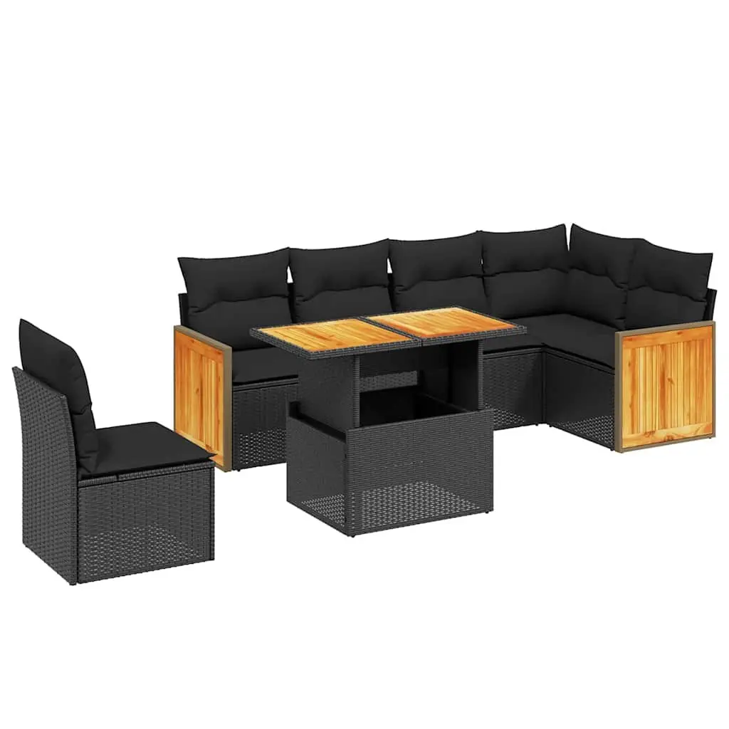 7 Piece Garden Sofa Set for Outdoor Living