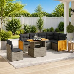 Make Your Patio Inviting with a 7 Piece Sofa Set