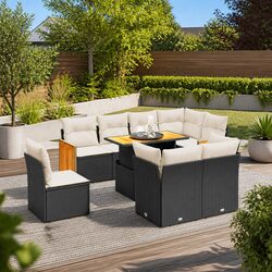 You’ll Love This 9-Piece Outdoor Sofa Set for Your Backyard