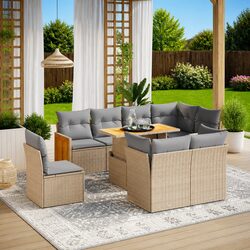 Your Perfect 9 Piece Outdoor Sofa Set Awaits You