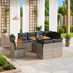 Your Outdoor Oasis Awaits: 9 Piece Garden Sofa Set