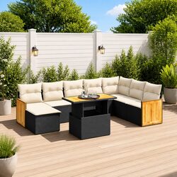 Your Ideal 9 Piece Garden Sofa Set Awaits