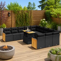 Friendly 11 Piece Garden Sofa Set for Your Outdoor Space