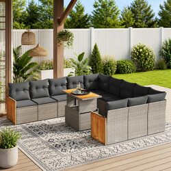 Create Your Ideal Outdoor Space with 11 Piece Sofa Set