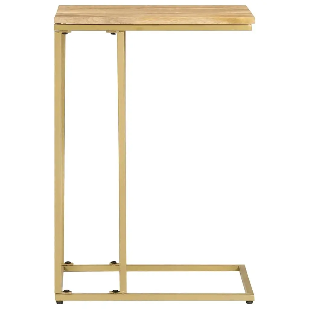 Side Table Solid Mango Wood Brown 35x45x65cm Living Room Accent Furniture End Table
