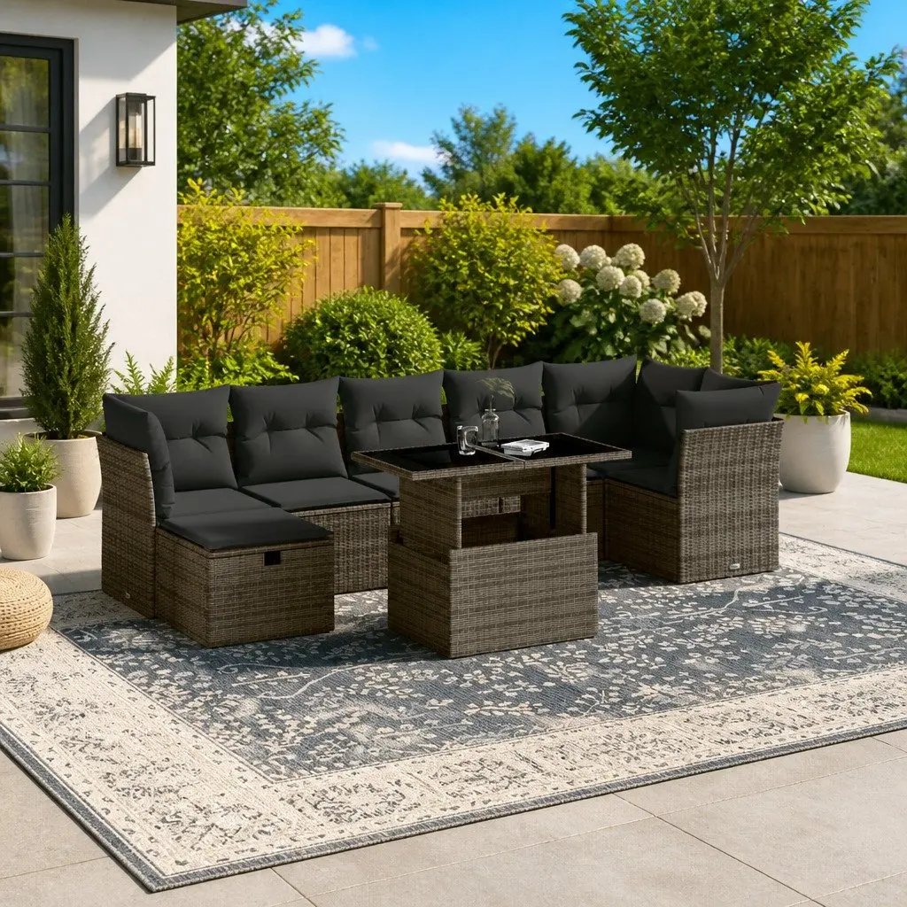 8-Piece Sofa Set for Outdoor Relaxation
