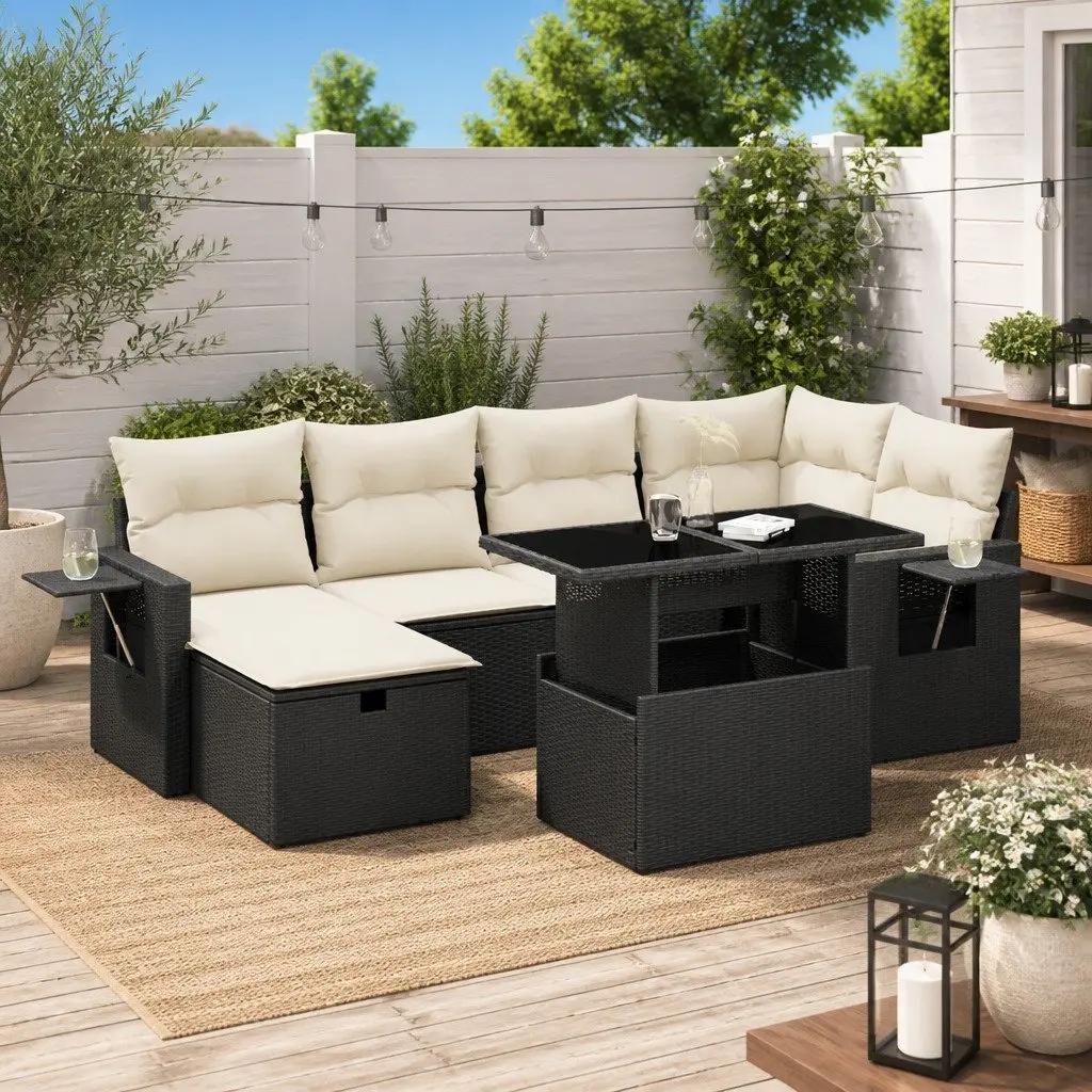7 Piece Garden Sofa Set