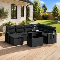 Your New Outdoor Retreat: 8 Piece Garden Sofa Set