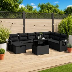 Friendly 9-Piece Outdoor Sofa Set to Enhance Your Patio