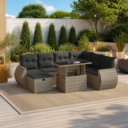 Create a Cozy Outdoor Area with This 8-Piece Sofa Set