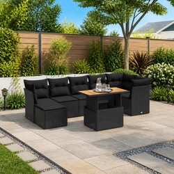 Explore Your Outdoor Oasis with an 8-Piece Sofa Set