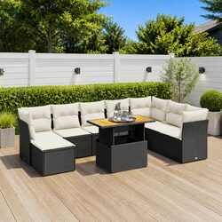 Your Perfect 9 Piece Garden Sofa Set Awaits