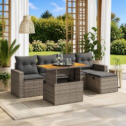 Create Your Perfect Outdoor Space with This Garden Sofa Set