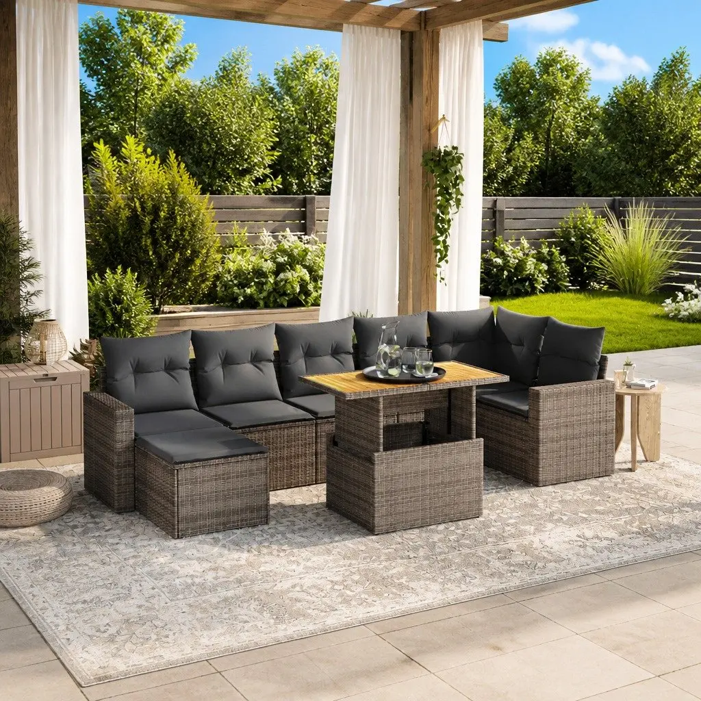 8 Piece Garden Sofa Set