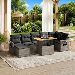 Join Friends Outdoors with Our 8-Piece Garden Sofa Set