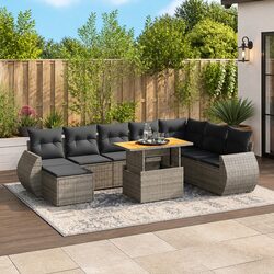 Your Ideal 9-Piece Garden Sofa Set Awaits