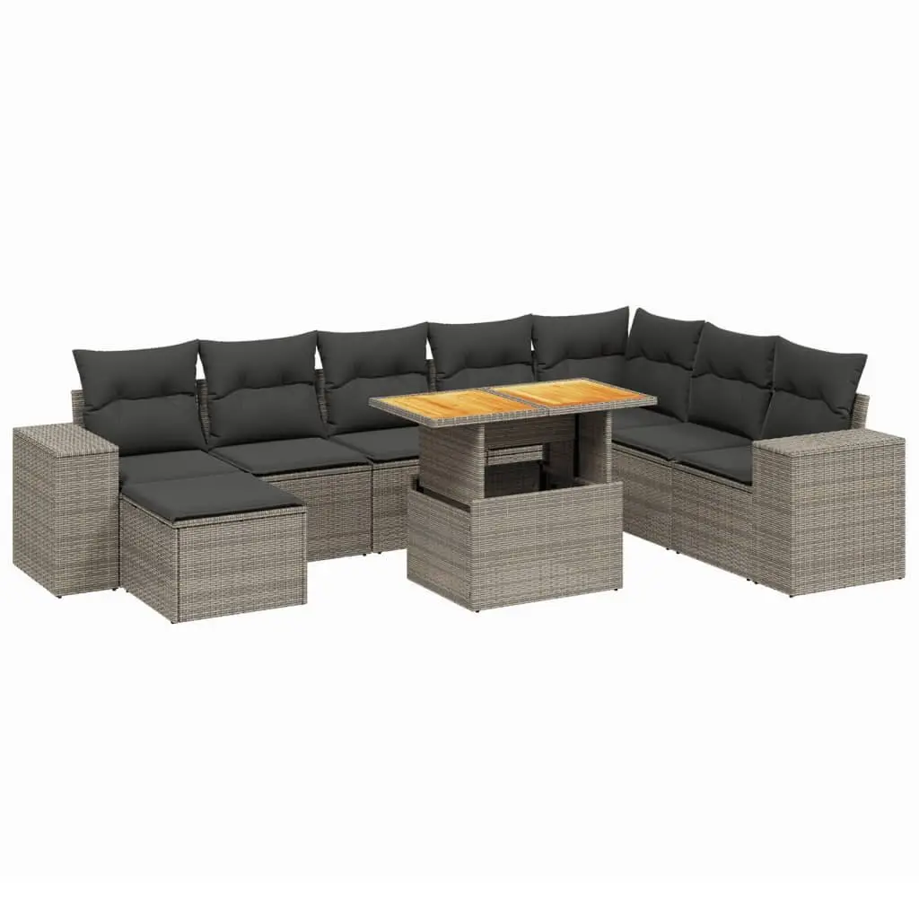 9 Piece Outdoor Sofa Set