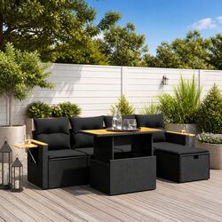 Create a Welcoming Outdoor Space with a 6-Piece Sofa Set
