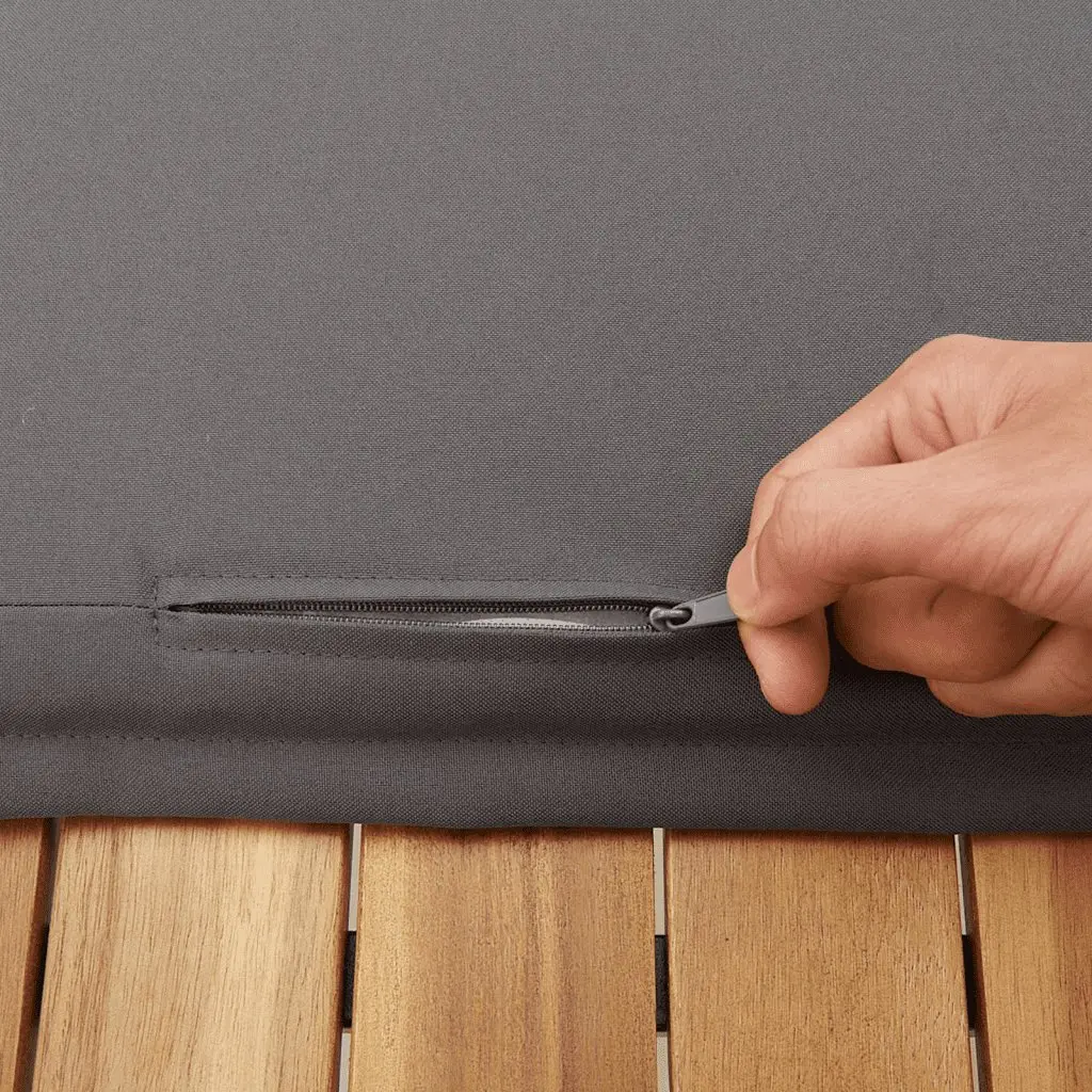 Garden Sofa Set 6 Piece Outdoor Furniture Grey Poly Rattan Modular Patio Lounge
