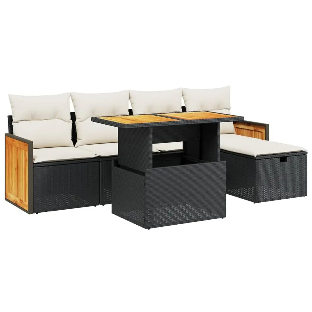 6 Piece Garden Sofa Set
