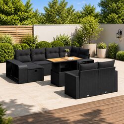 Friendly 11-Piece Garden Sofa Set for Outdoor Enjoyment