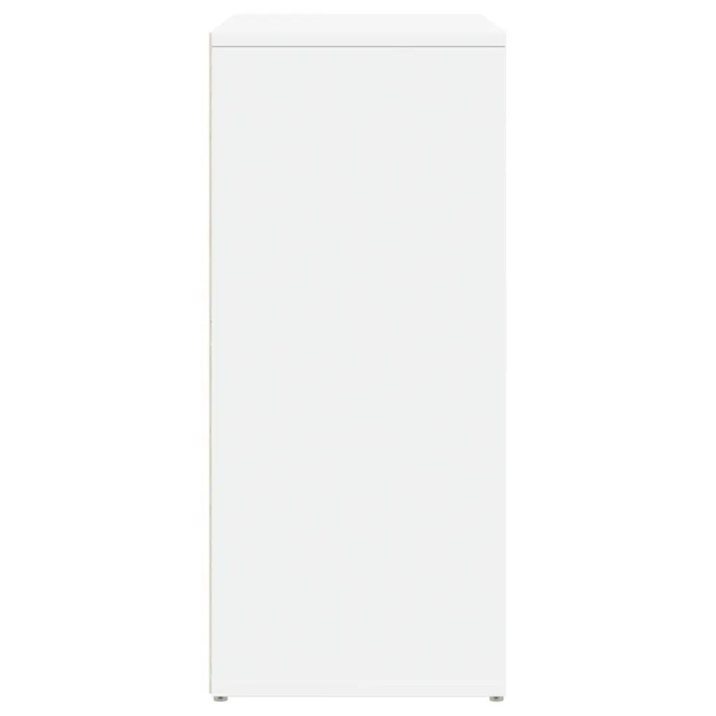 White Sideboard Cabinet Engineered Wood Storage 60x31x70 cm Pair