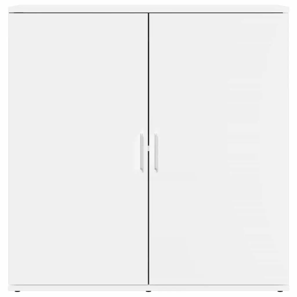 Sideboard Cabinet 2 pcs White 79x38x80 cm Storage Buffet Engineered Wood