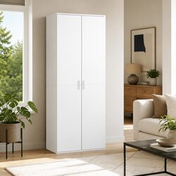 Your Friendly Highboard Storage Cabinet in Elegant White