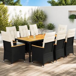 Invite Friends Over with This 9 Piece Outdoor Dining Set