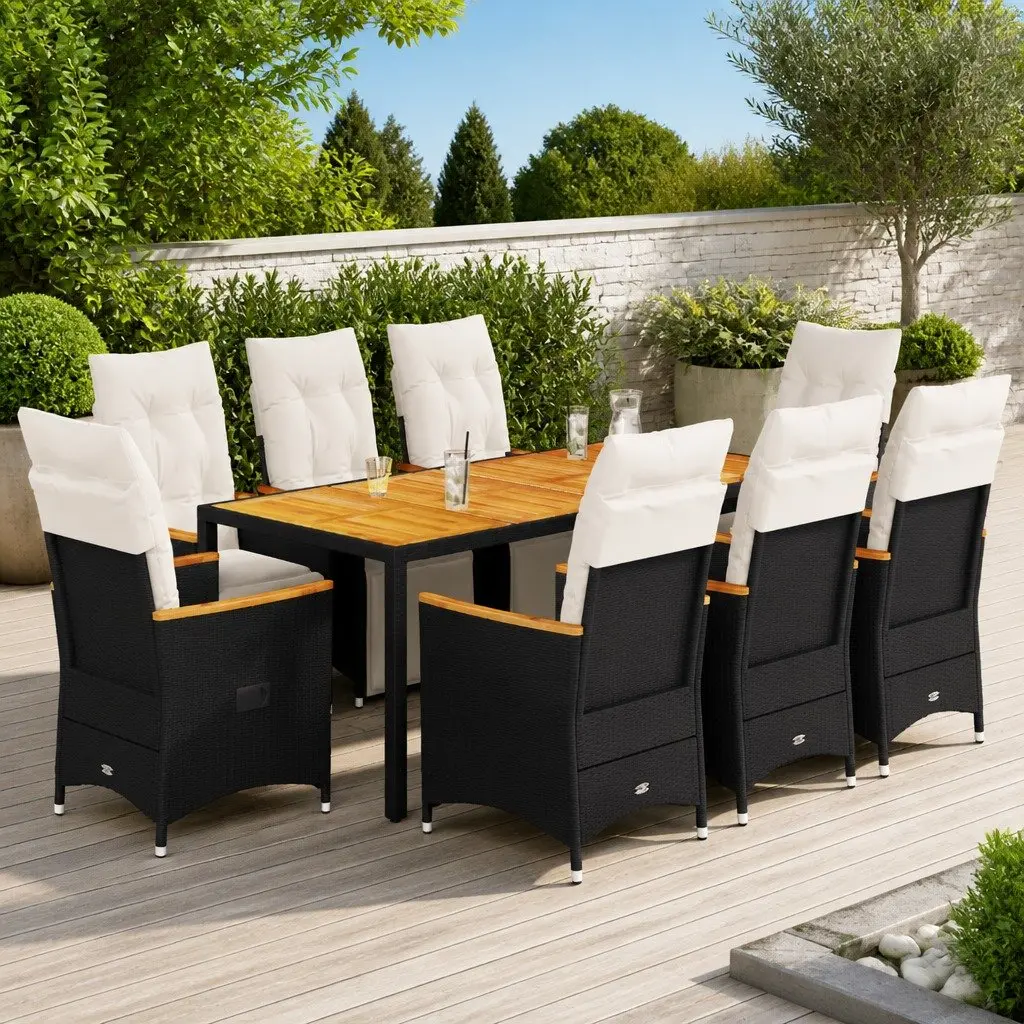 9 Piece Garden Bistro Set