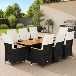 Friendly 9 Piece Garden Bistro Set for You