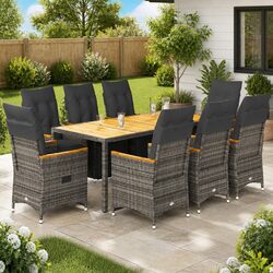 Your New 9-Piece Outdoor Bistro Set Awaits