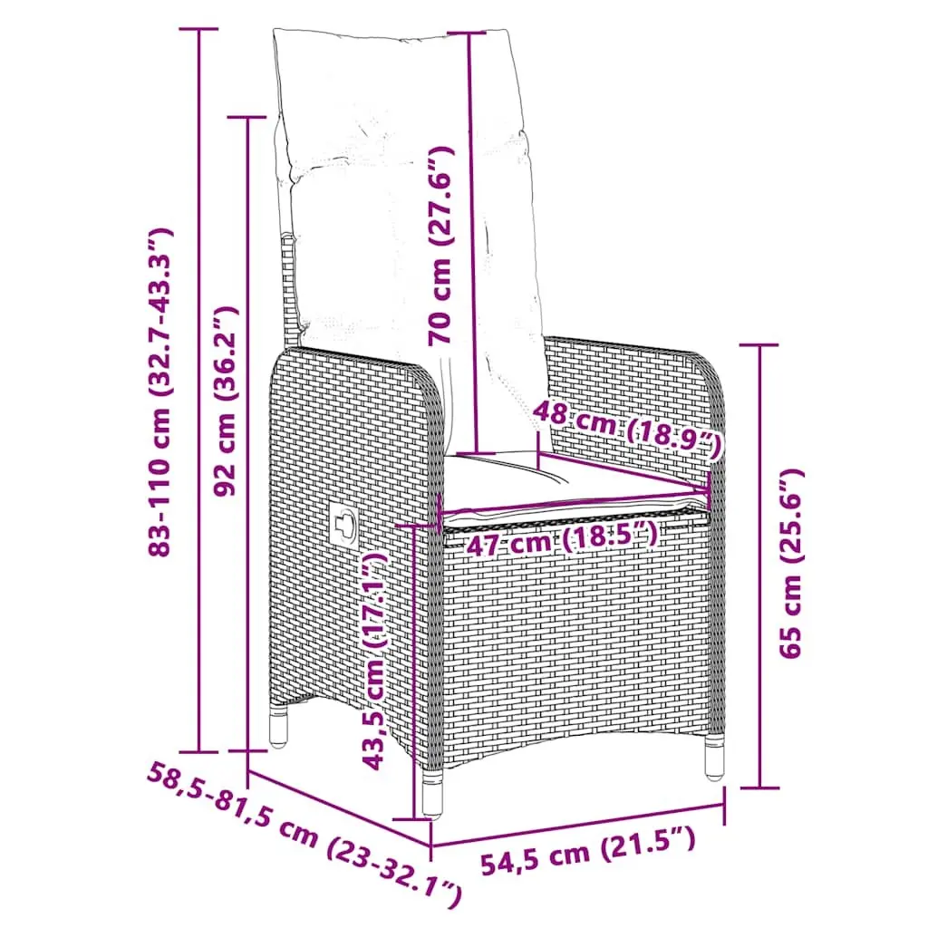 5 Piece Bistro Set