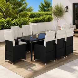 Your New 9-Piece Outdoor Bistro Set Awaits