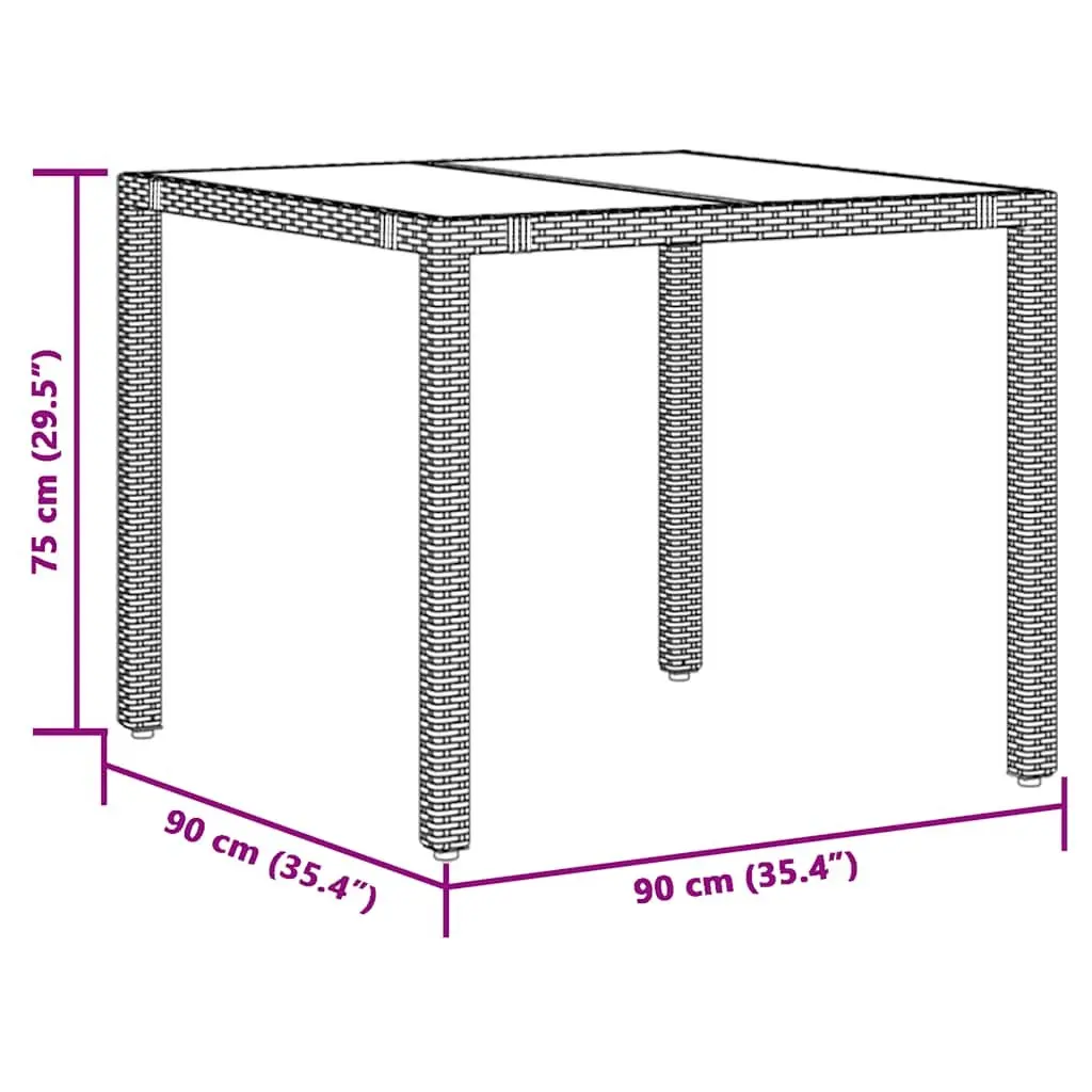 5-Piece Garden Bistro Set
