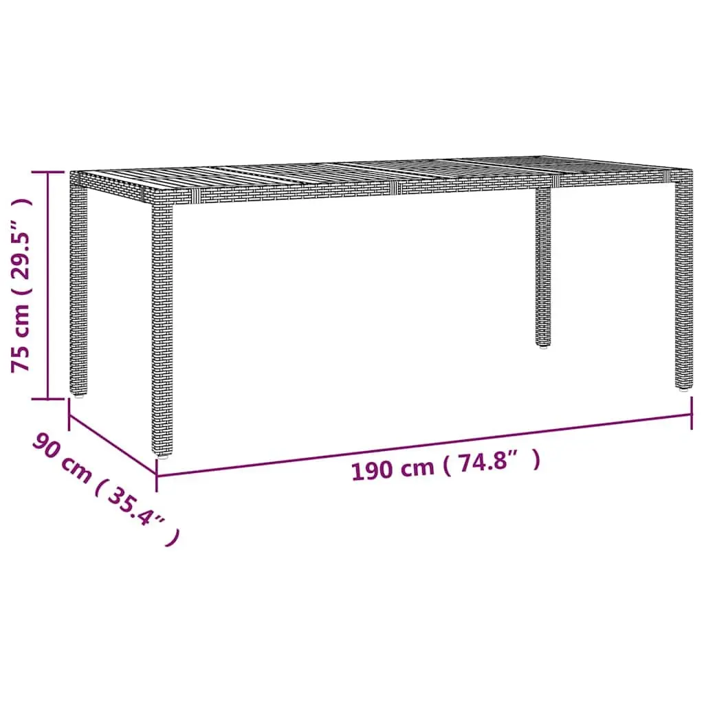 7 Piece Garden Bistro Set