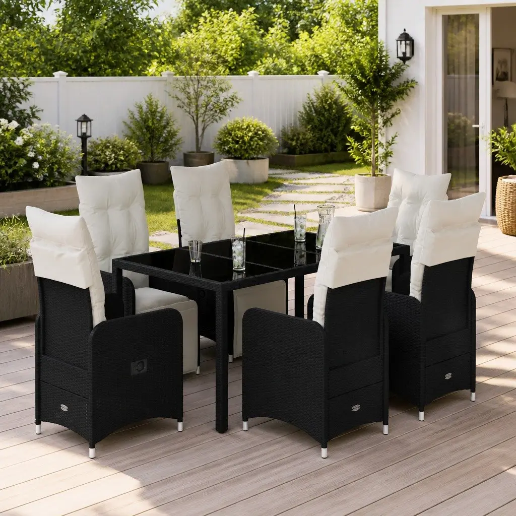 7 Piece Outdoor Bistro Set