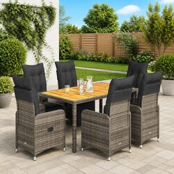 Your 7 Piece Garden Bistro Set Awaits You