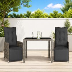 Friendly 3-Piece Outdoor Bistro Set for Cozy Gatherings