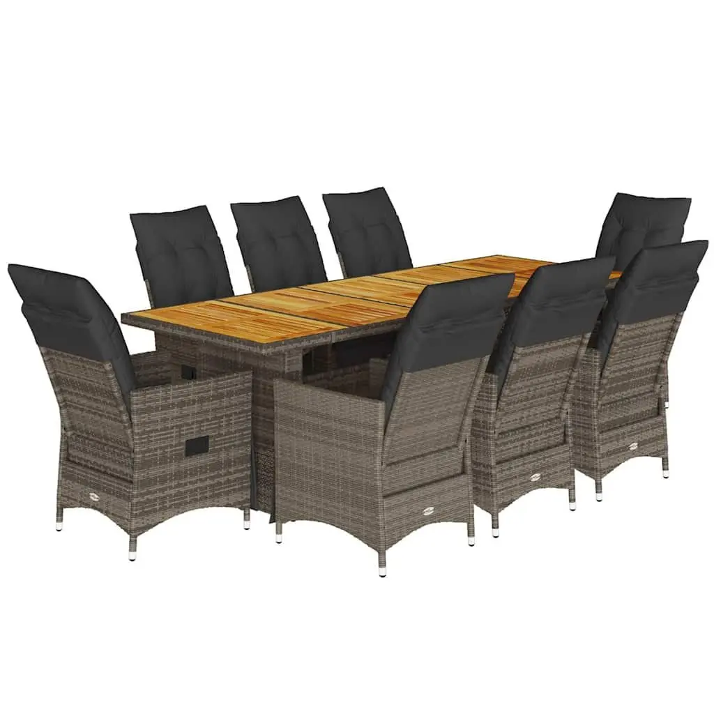 9-Piece Bistro Set for Outdoor Enjoyment