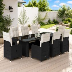 Friendly 9-Piece Bistro Set for Your Outdoor Oasis