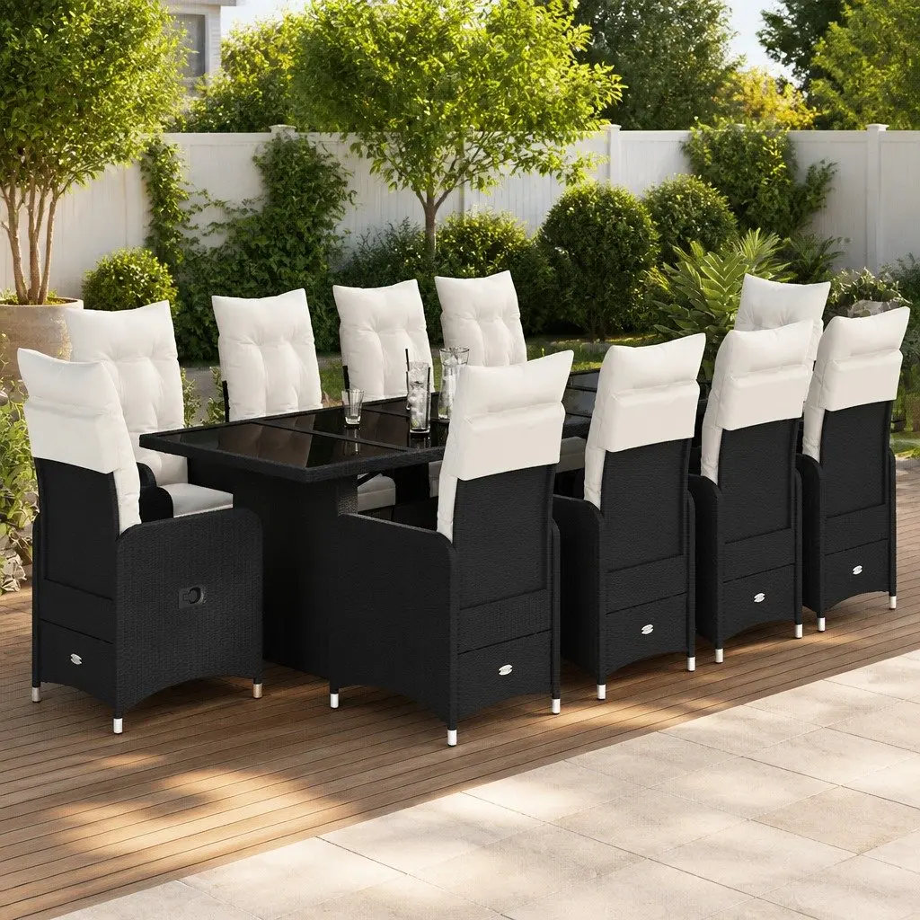 11 Piece Garden Bistro Set for Relaxing