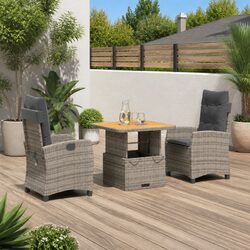 Your Outdoor Oasis Awaits: 3 Piece Garden Dining Set