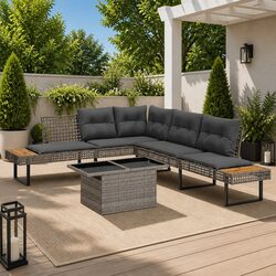 Create Your Outdoor Oasis with This Garden Sofa Set