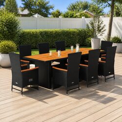 Your New Favorite Outdoor Dining Set: 9 Pieces Included