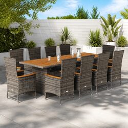 Create Your Perfect Outdoor Space with 11-Piece Dining Set