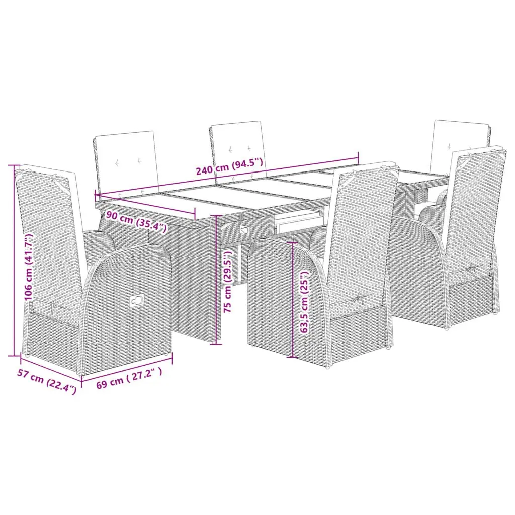 7 Piece Set